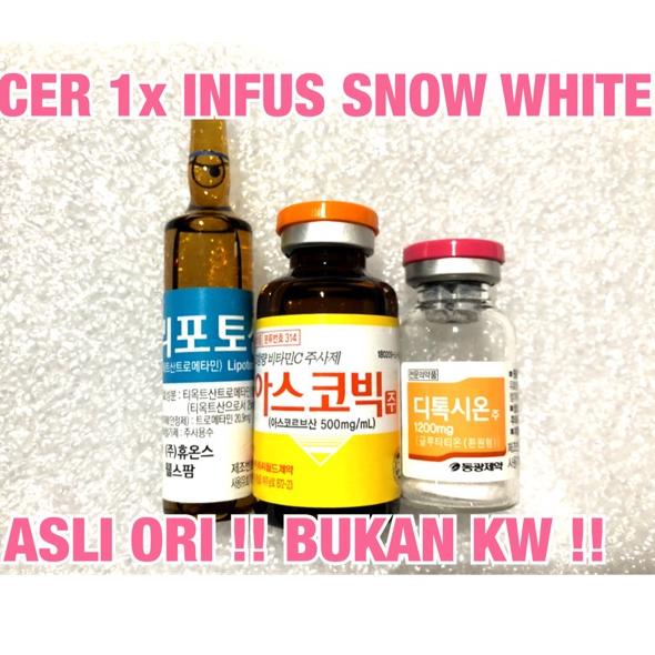Model Baru ECER SNOW WHITE cindella whitening putih pemutih original korea best seller infus suntik