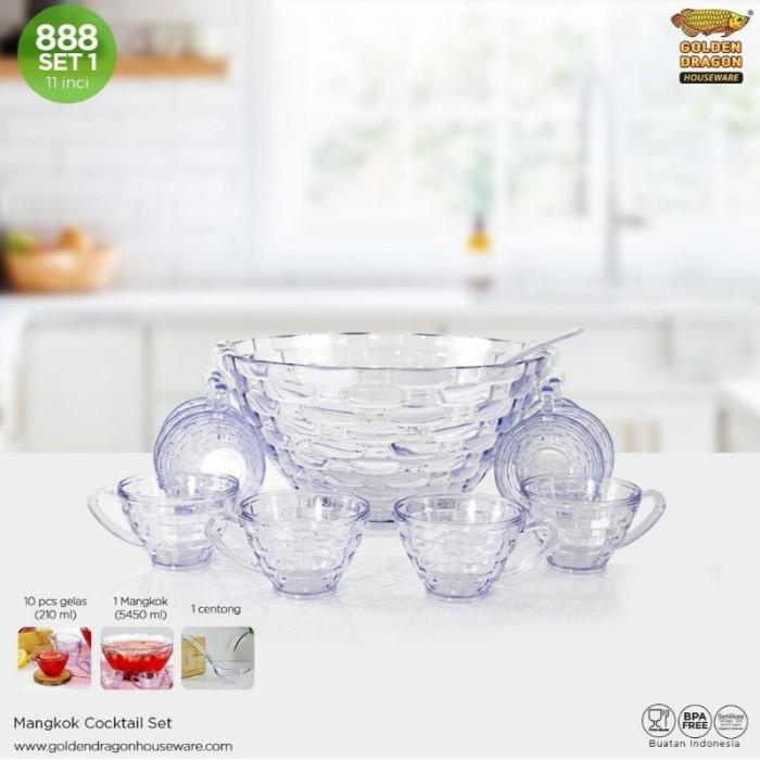 

Mangkuk Coktail Set Es Buah 888 Golden Dragon 031
