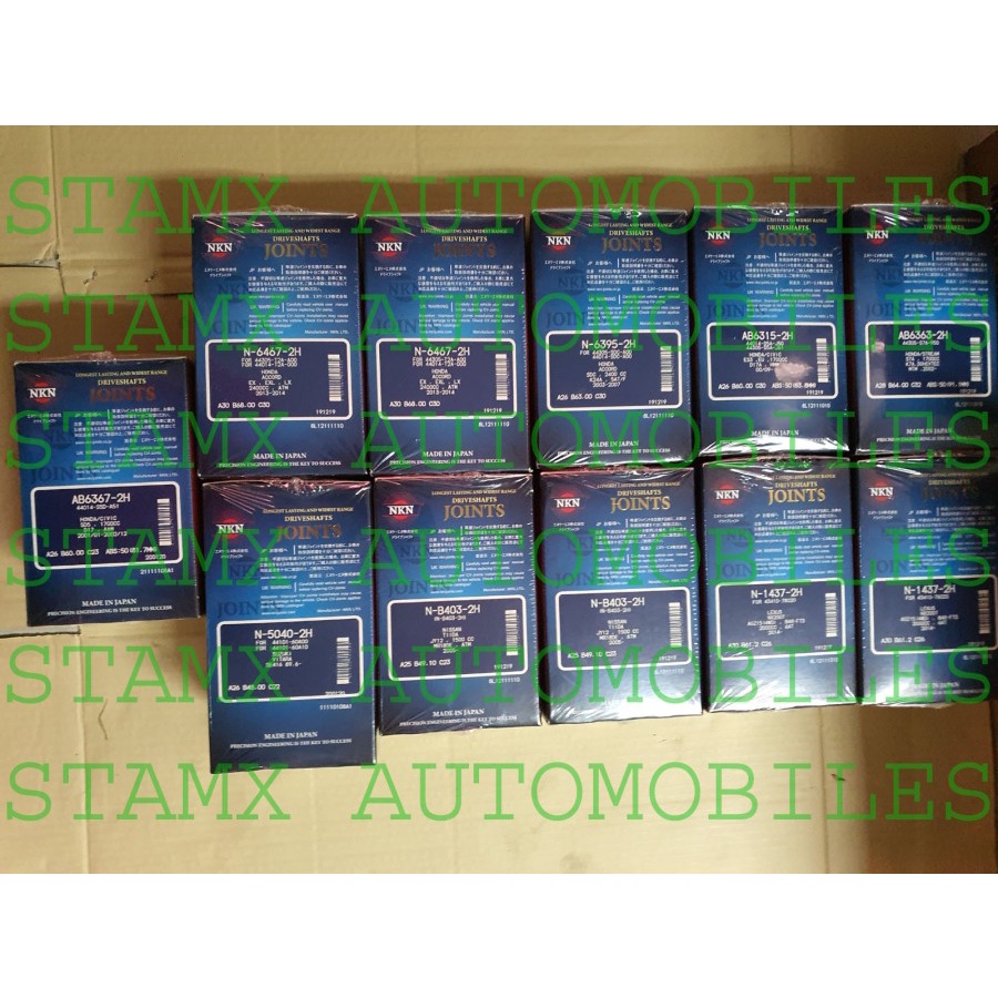 CV Joint / As Roda Dalam ORIGINAL ASLI merk NKN made in Japan Toyota Vios Lama NCP42 2003-2006