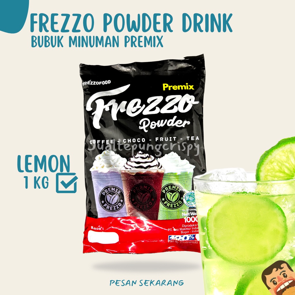 Frezzo Bubuk MInuman Rasa Lemon / Lemon Powder Drink 1 Kg