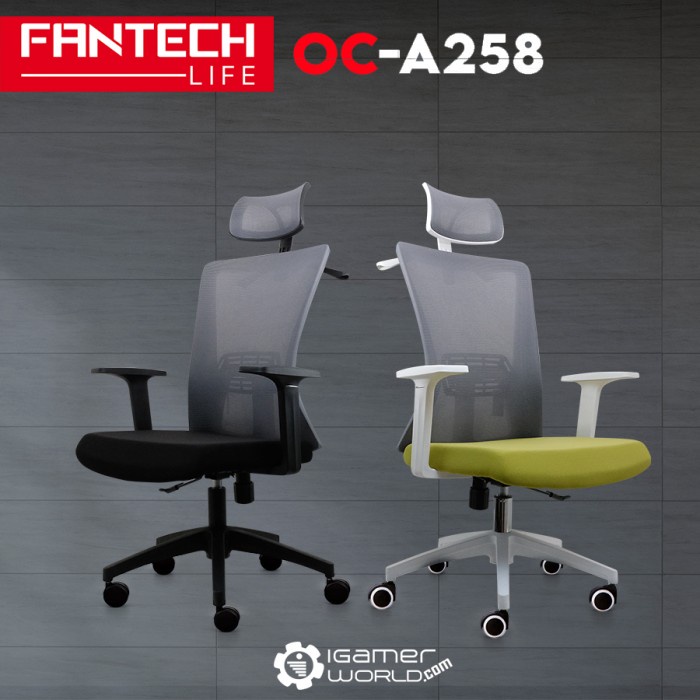 Terlaris Fantech Oc-A258 / Oc A258 Premium Office Chair