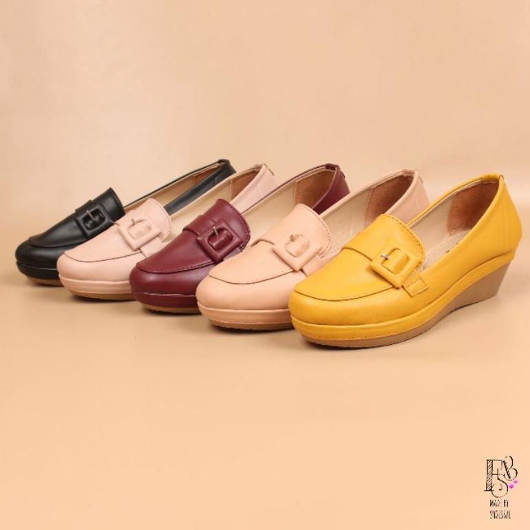PALING DIMINATI Fsb - RISTA Sepatu Wedges Wanita