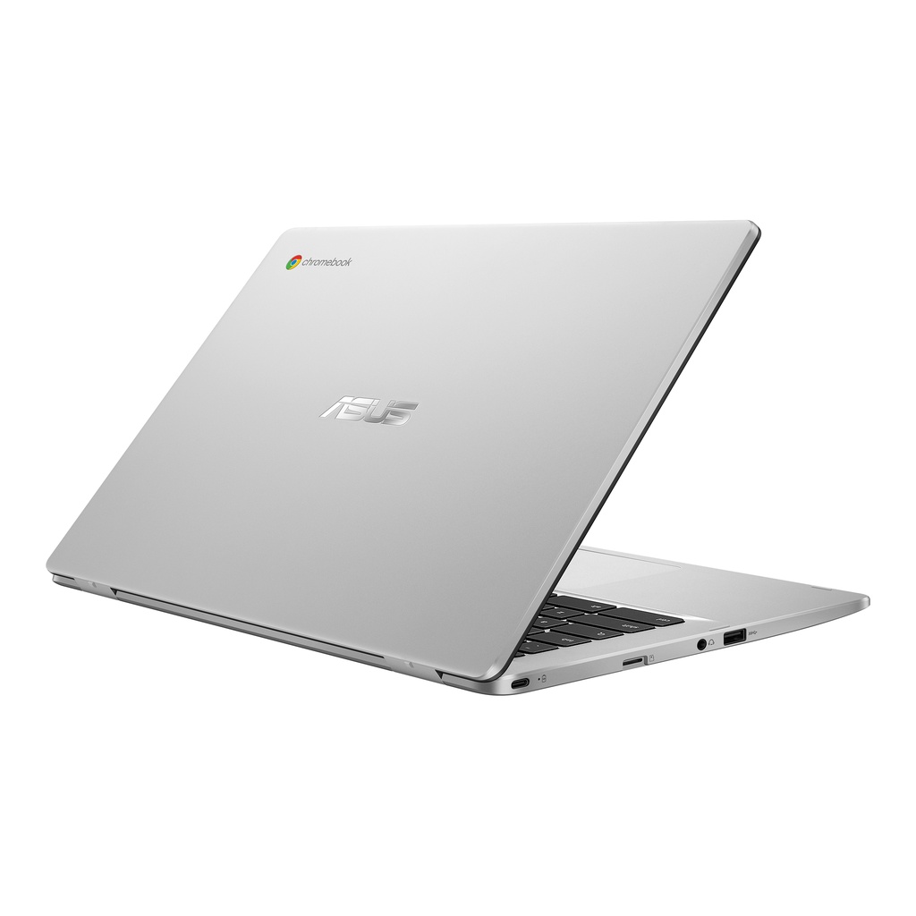 LAPTOP SEKOLAH ASUS CHROMEBOOK C424MA INTEL N4020 RAM 4GB 256GB eMMC FHD SILVER CHROME OS