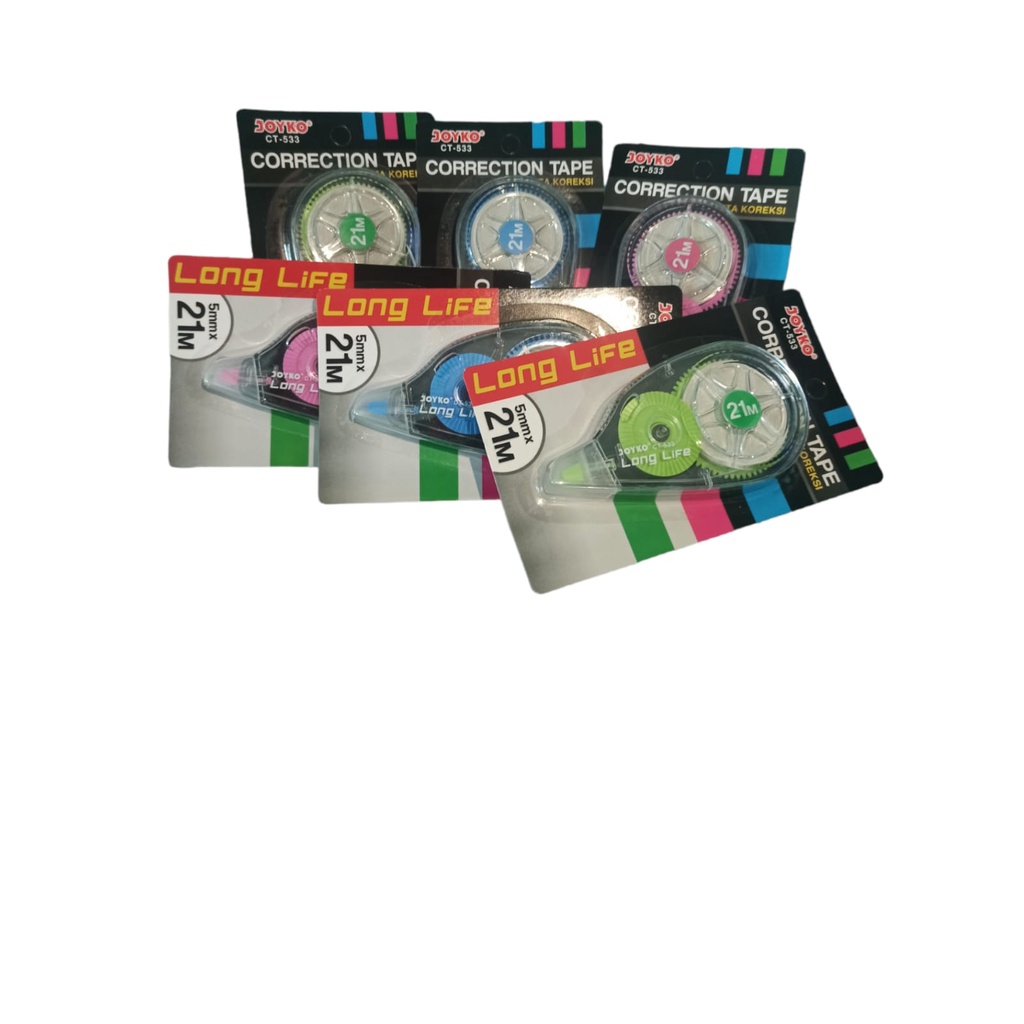 

CORRECTION TAPE/TIPE-X JOYKO TX-03 KERTAS LONG LIFE CT-533
