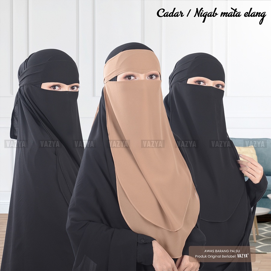 Niqab/Cadar Mata Elang/ Niqab Eagle Eyes 2 layer