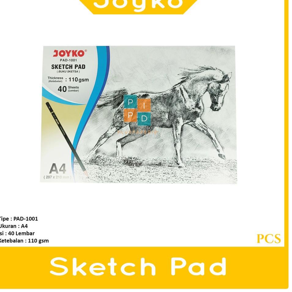 

Diskon Sekarang JOYKO - Sketch Pad A4 Buku Sketsa PAD-1001 - Pcs