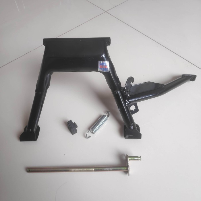 Standar tengah dua 2 Scoopy Fi ring 12 per as karet komplit satuan Win ORIGINAL