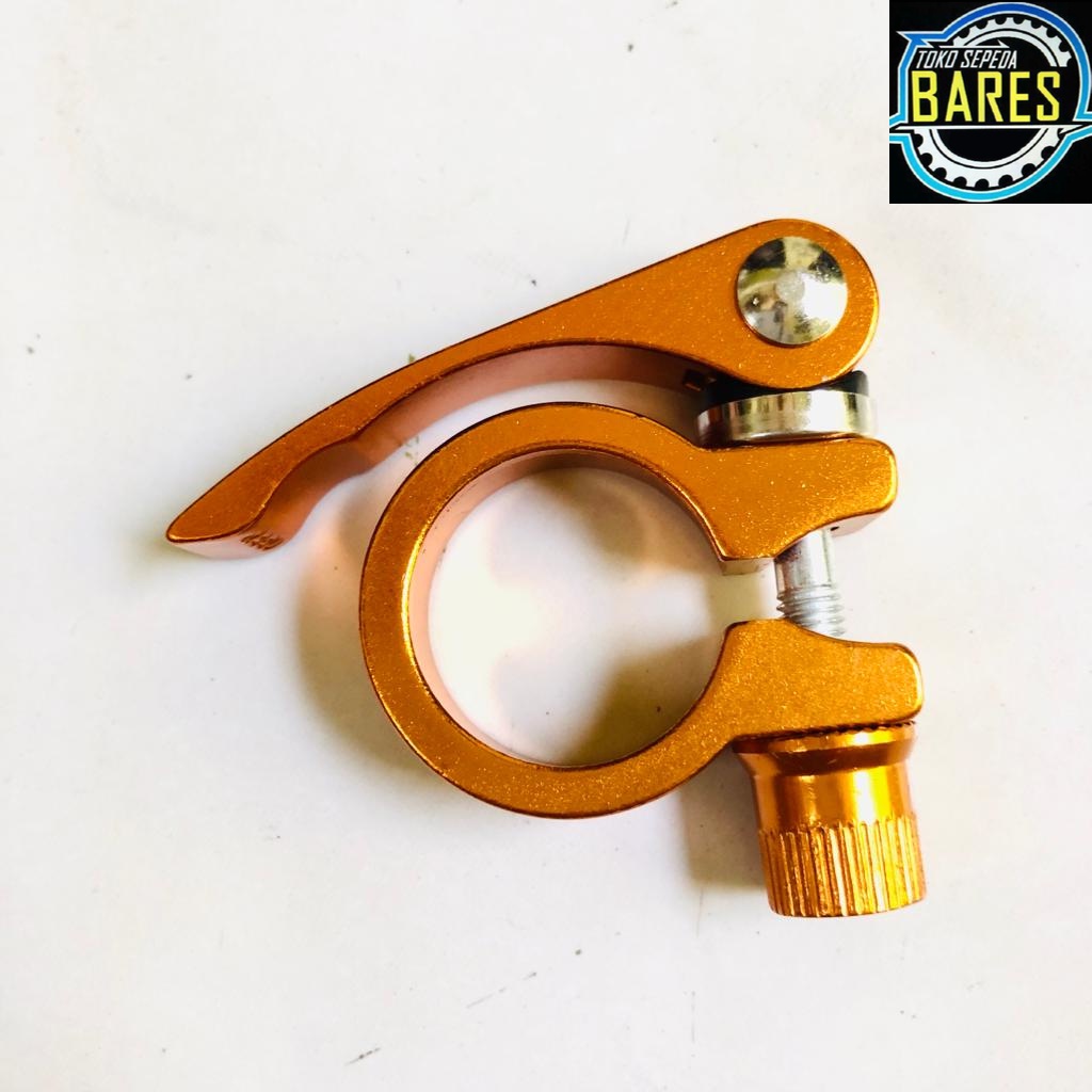 Klem Tiang Sadel Sepeda QR Alloy / Seatclamp Taiwan