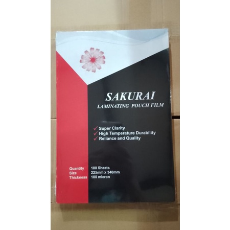 

Laminating folio 100 mc Sakurai