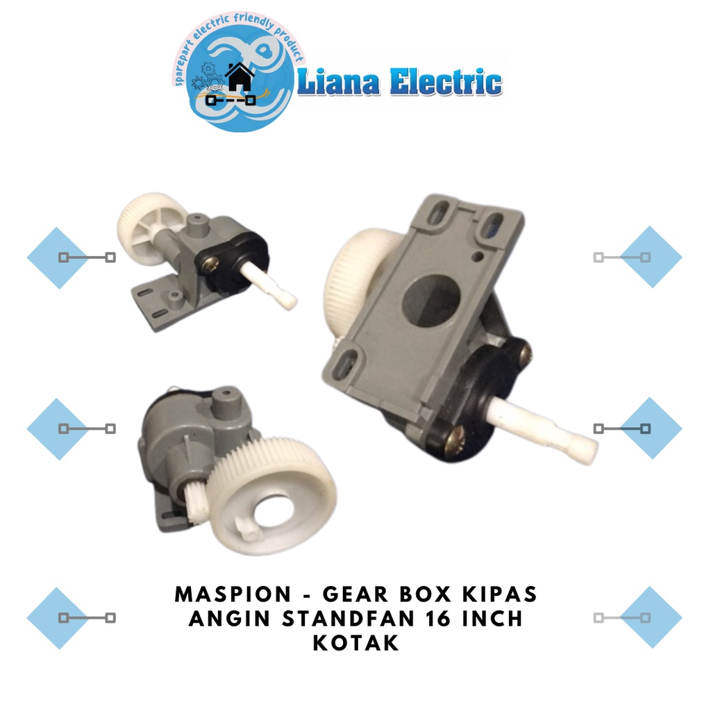 MASPION - Gear Box Kipas Angin Standfan / Wallfan 16 Inch Kotak