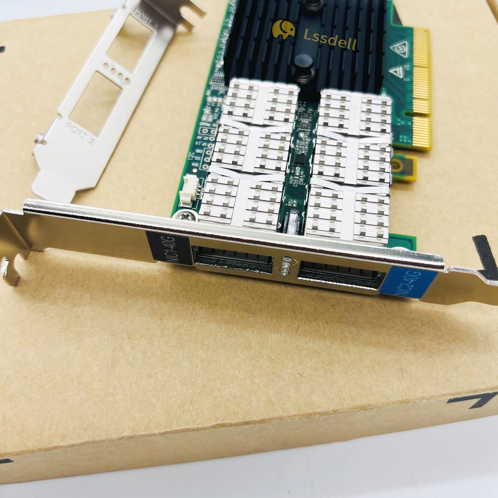 Lan Card Dual 2 Port QSFP SFP+ 40G Mikrotik 40Gb 40Gbps Mellanox ConnectX-3 EN 40 gigabit MCX354A-FC