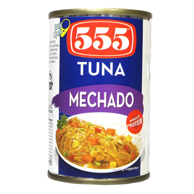 

555 TUNA MECHADO IKAN TUNA KALENG FILIPINA 155G