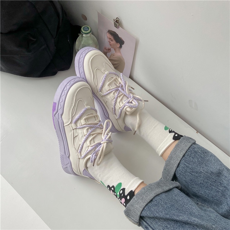 Favorite &quot;FREE BOX&quot; Sepatu Sneakers Wanita Kasual Import Korea 9196