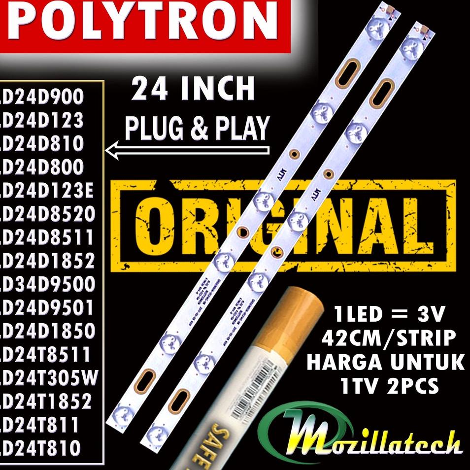 ✦MURAH LEBAY✦ BACKLIGHT POLYTRON 24 PLD24D900 PLD24D123 PLD24D810 PLD24D800 PLD24D301 PLD24D123E PLD