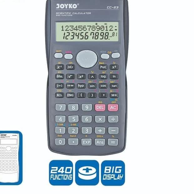 

❆ Calculator / Kalkulator Joyko CC-23 / Scientific / 240 Functions ☜