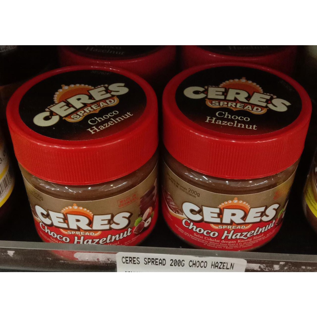 

Selai Ceres spread choco hazelnut 200g