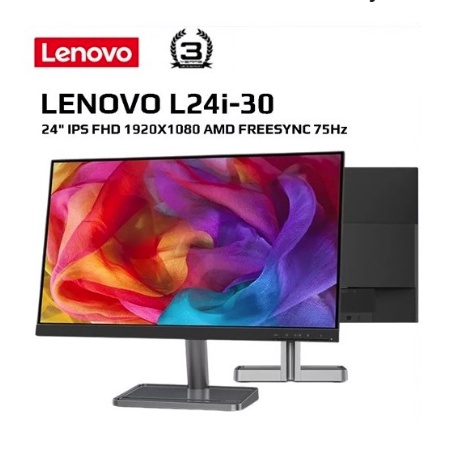 LED Monitor LENOVO L24I-30 IPS FHD HDMI VGA Eye Caring 75Hz - L24i-30