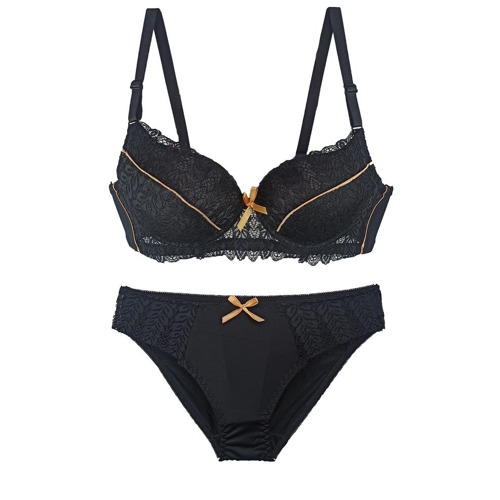 TERMURAH NAURA BRA / BH SET + CD rubynoir cup 34B-38B kawat