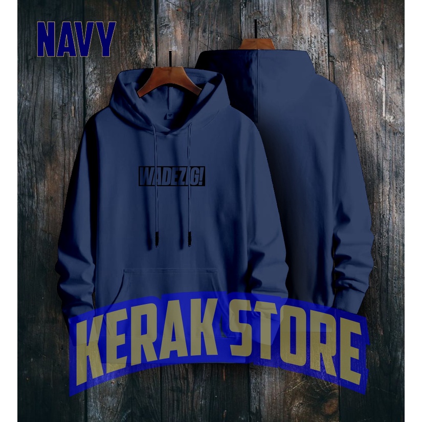 WADZIG Jaket Sweater Distro - Sweater Hoodie Pria Dan Wanita Flece Tebal