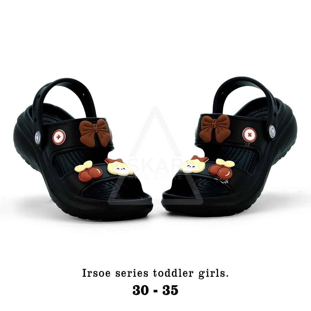 Sandal gunung anak perempuan karakter jibbitz lucu 30-35 new 4 - 8 tahun