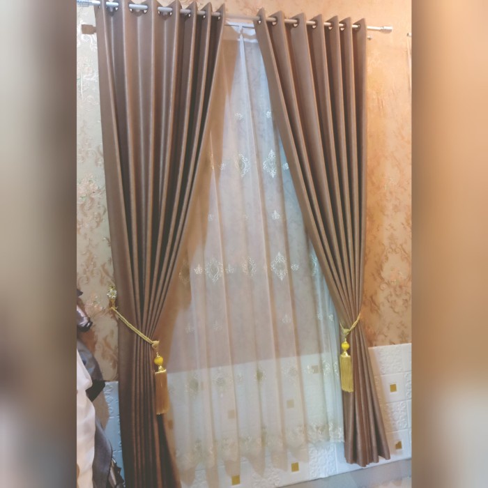 Gorden Terbaru Pintu Rumbai Ruang Tamu Embos Kamar M9T4 Aesthetic Panjang Lipat Kolong Dapur Anti Air Lucu Tahan Panas Import Termurah Rumah Tebal Tarik Lebar Minimalis Premium Terlaris Etalase Elegan Best Seller Hotel Viral Murah Full Set Dalaman Mewah M