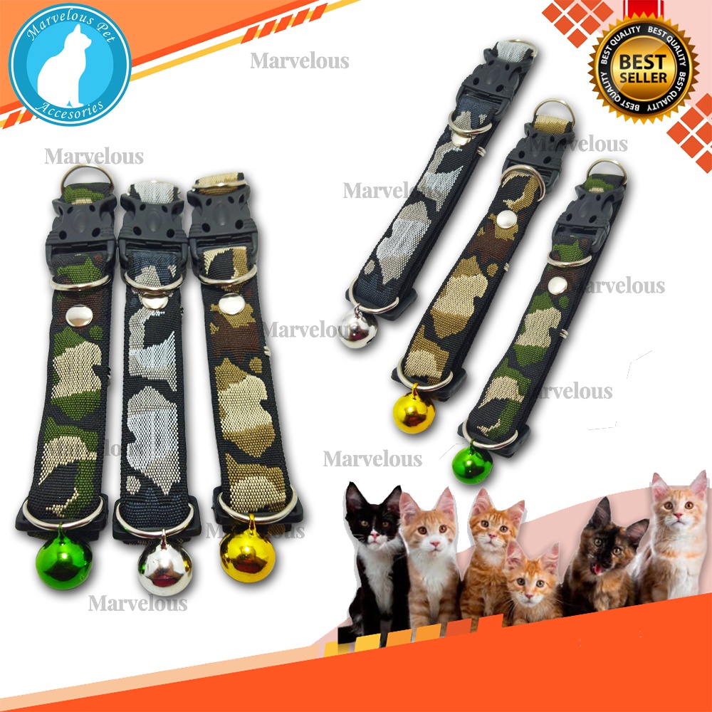 Kalung anjing motif lonceng 24 mm bahan tebal dan kuat kualitas premium