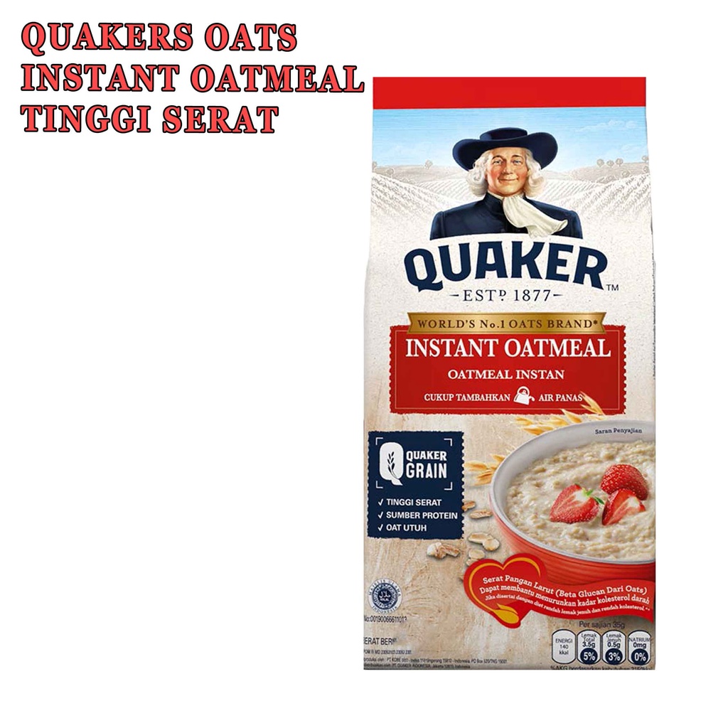 QUAKER OATS INSTANT OATMEAL 200g