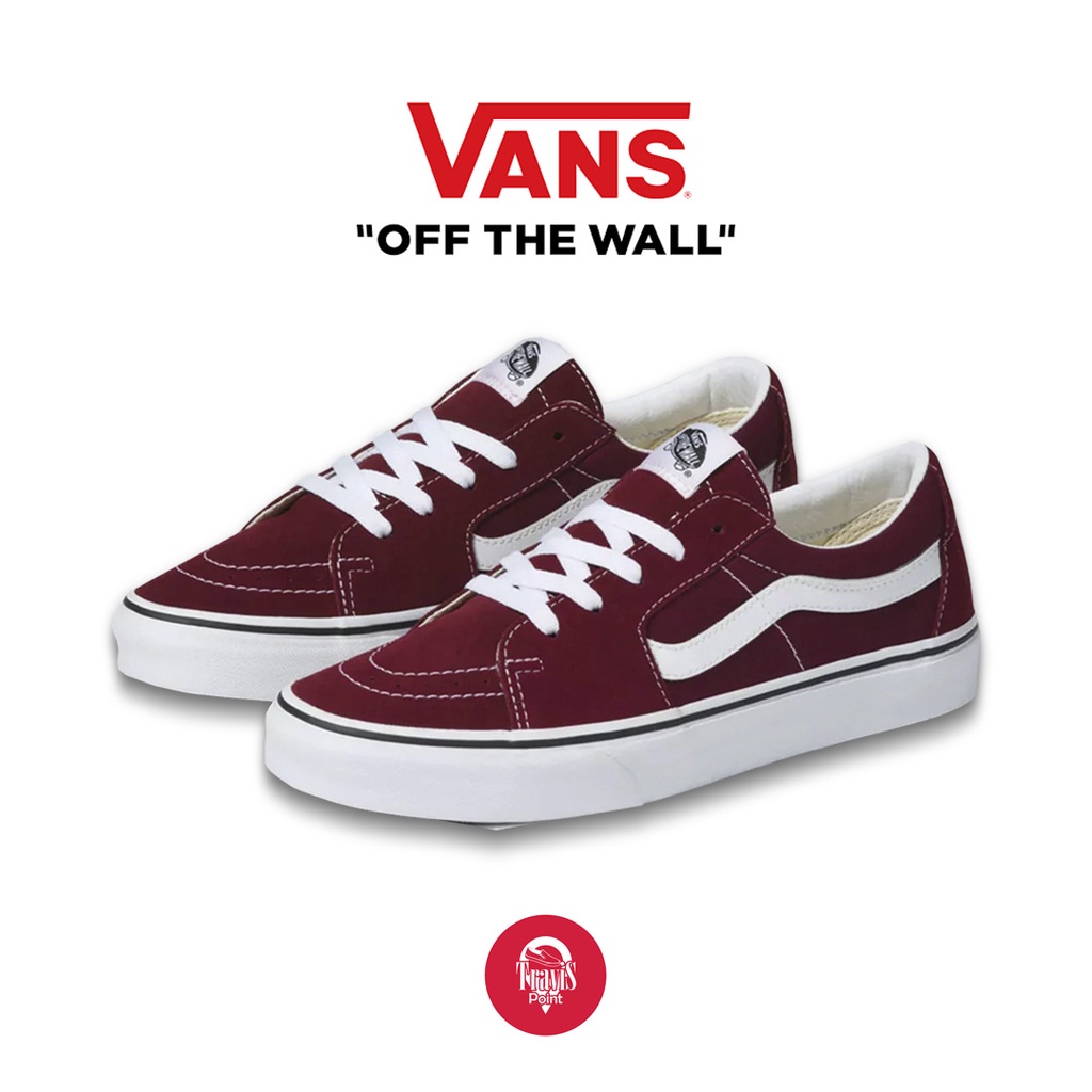 V NS sk8 Low Classic “ Red / White / Vans Sk8 Low Classsic Original