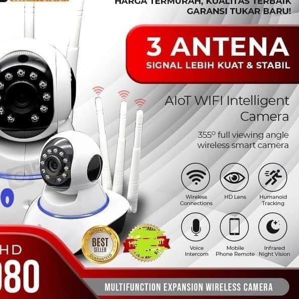 ➭ IP Camera CCTV WIRELESS Wifi 3 Antena V380 - Ip Cam v380 ⅍