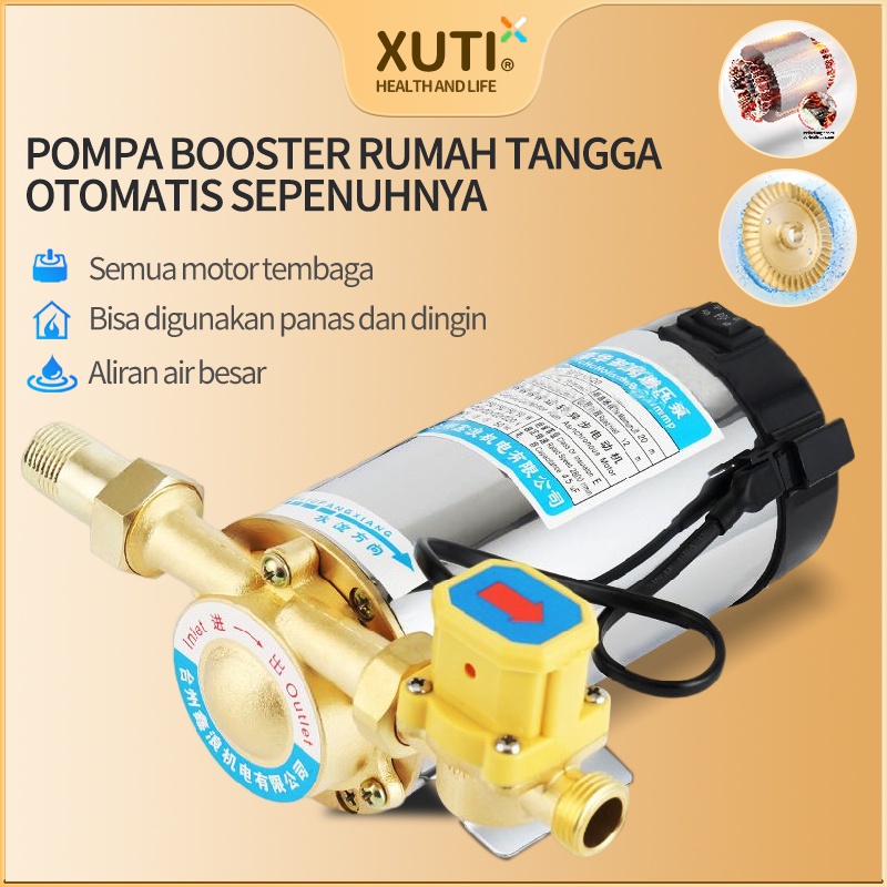 Pompa penguat tekanan air otomatis / Rumah tangga 100W /Keran pompa booster otomatis 200V