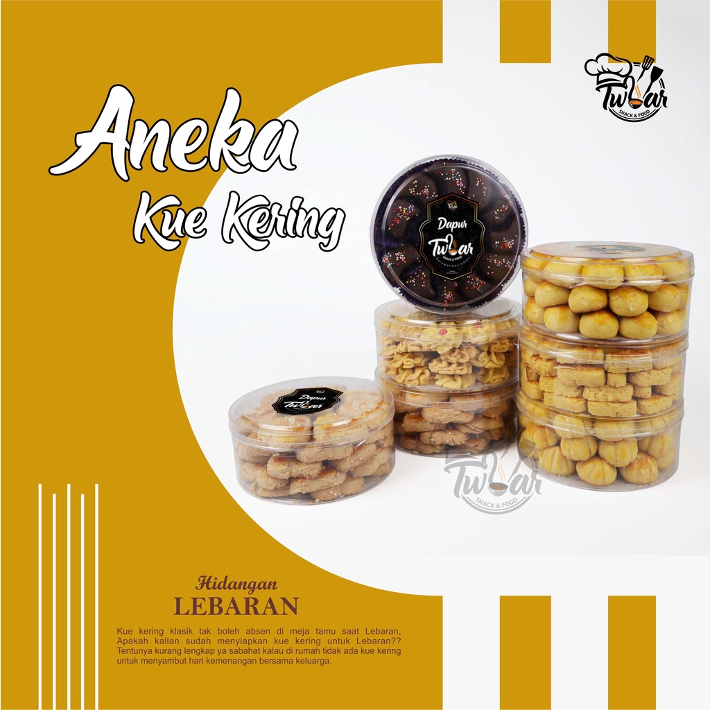 

ANEKA KUE KERING DAPUR TWOAR NASTAR PUTRI SALJU KASTENGEL SPESIAL LEBARAN