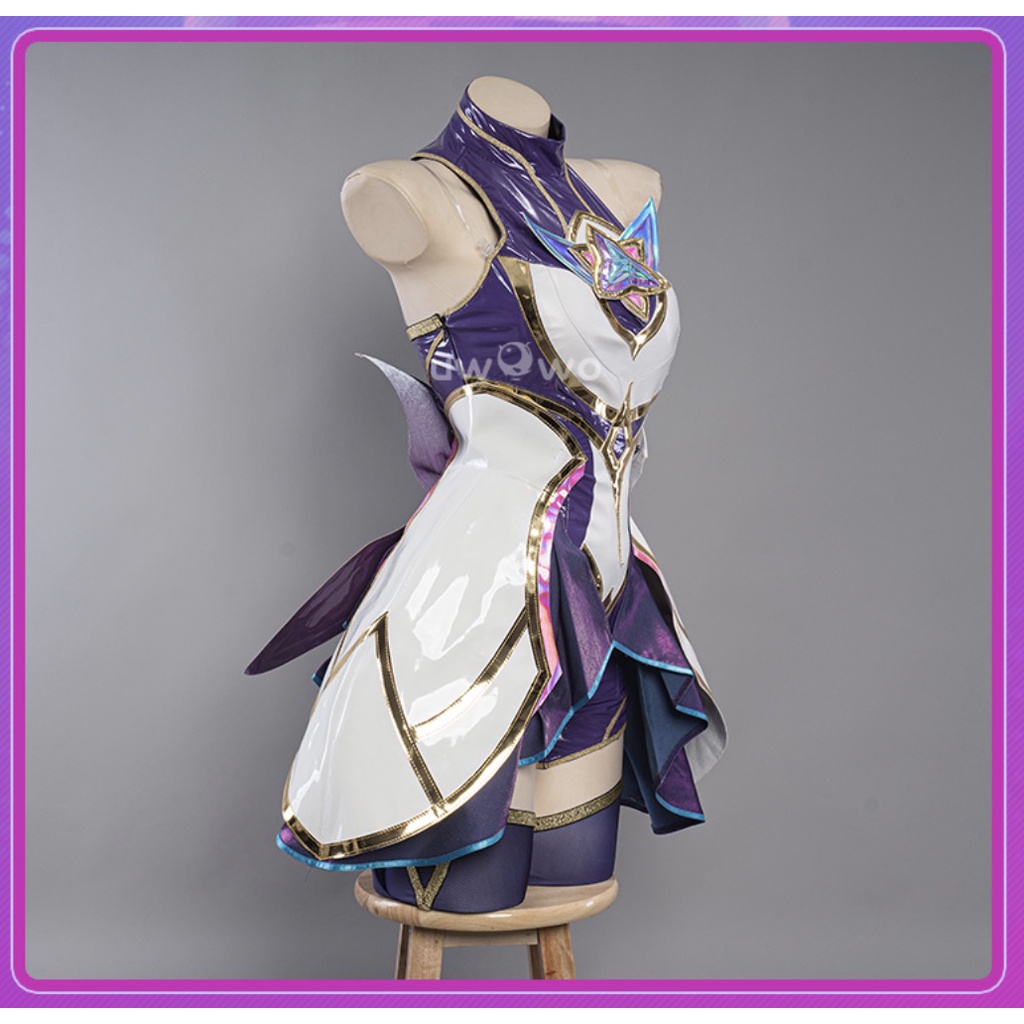 UWOWO Game League of Legends/LOL Star Guardian Akali Cosplay Costume K/DA Ahri SG Cosplay Role Play