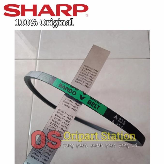 :>:>:>:>] V BELT FAN BELT A33.5 ORIGINAL MESIN CUCI SHARP DAN SEMUA MERK