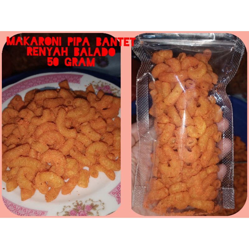 

makaroni pipa bantat balado 50 gram