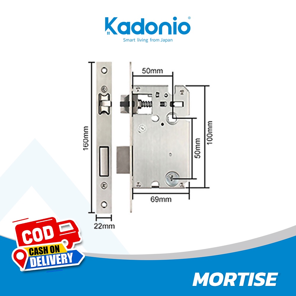 KUNCI PINTU Mortise Lock Set Digital Lock Body door mortise