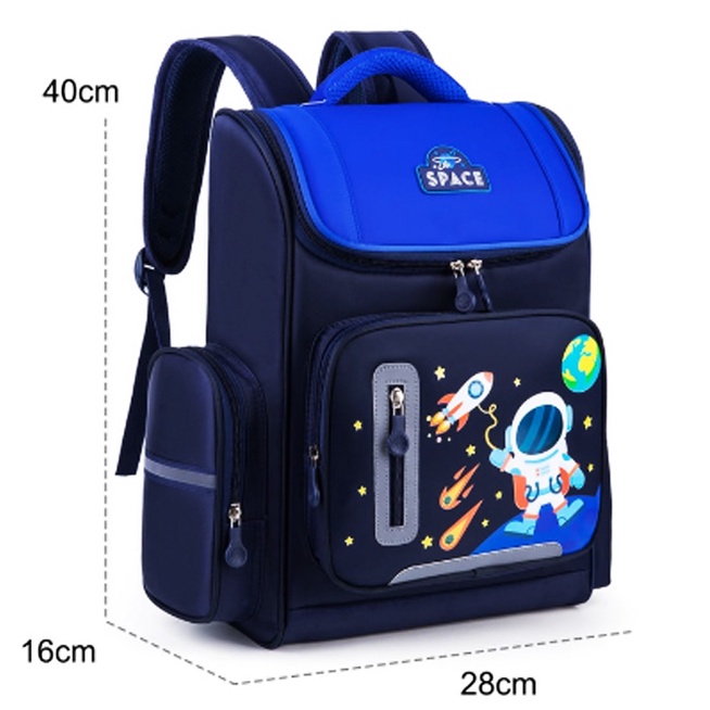 RANSEL SEKOLAH SD TAS ANAK LAKI LAKI ASTRONOT BAHAN TAHAN AIR 16inchi IMPORT