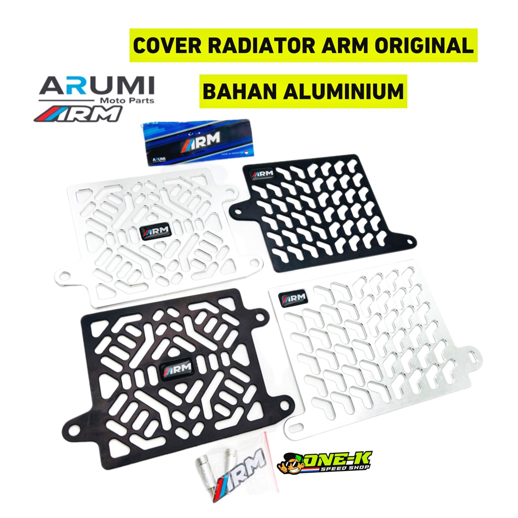 ￼Cover Radiator FULL CNC Arumi ARM Vario 125 160 Vario 150 160 PCX 150 160 ADV 150 | NMAX AEROX LEXI