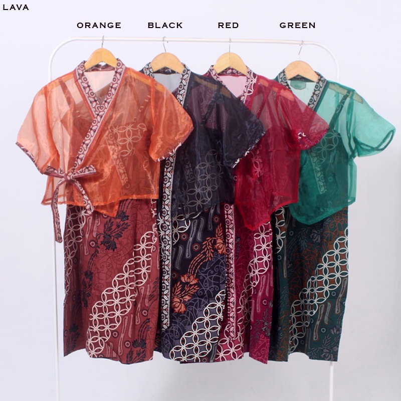 Evercloth Lava Dress Batik Wanita Brukat Dress Wanita Dress Aline