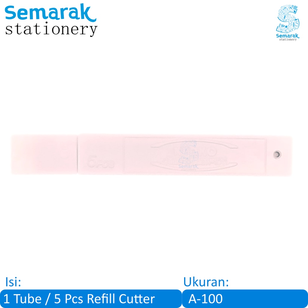 

Kenko A-100 Refill Isi Cutter A-300 [1 Tube / 5 Pcs]