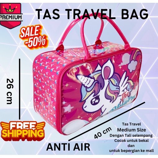 COD ~ BIG SIZE JUAL RUGI Tas Travel TC Koper Bag Anak Ukuran Besar Anti Air JUMBO (PILIH MOTIF) transformer doraemon lol little pony avenger tobot BTS