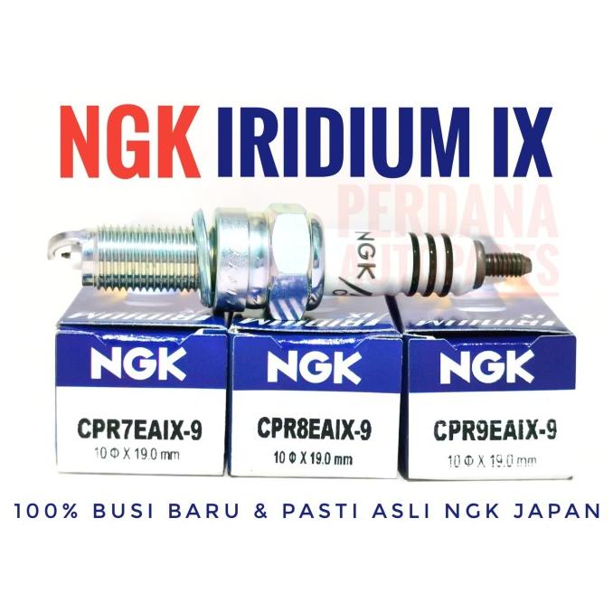 Busi Iridium NGK CPR7EAIX-9 / CPR8EAIX-9 / CPR9EAIX-9