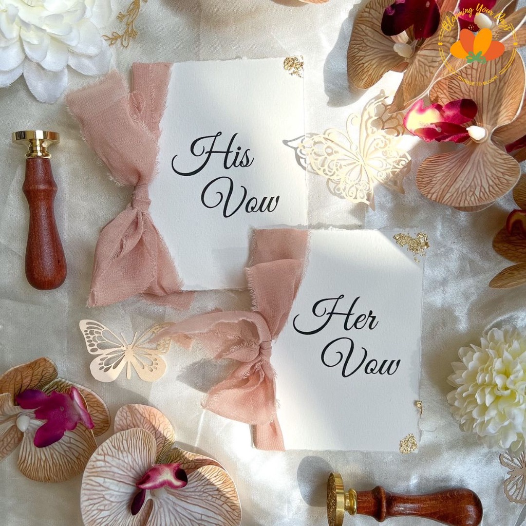 RB Custom Wedding Vow Book Wedding Stationery Express