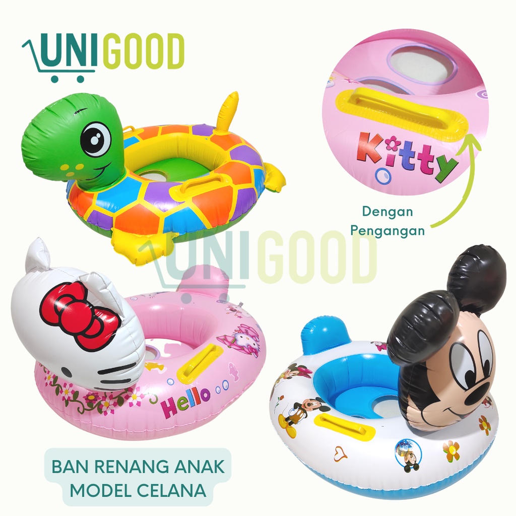 UNIGOOD - Baby Boat Ban Renang Anak Pelampung Model Celana Import