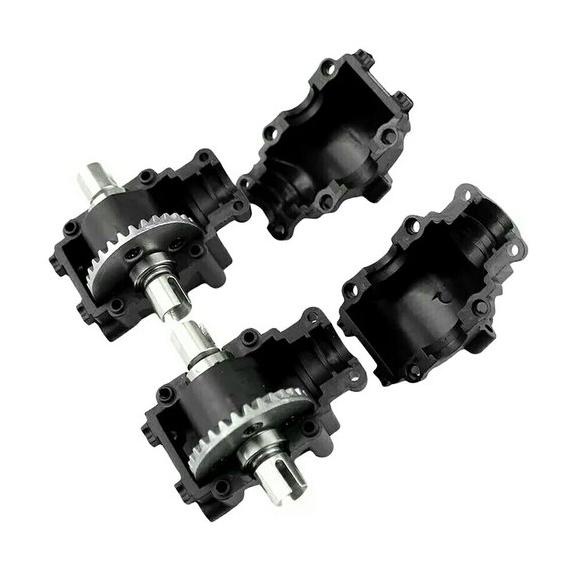 gear set 144001 depan belakang 4 Pcs 1309 Logam Differential Gear & 1254 Gearbox Shell gear box 1 14
