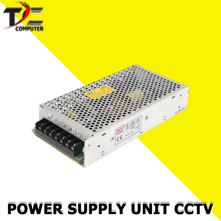 PSU Power Supply CCTV Mean Well S-145-5