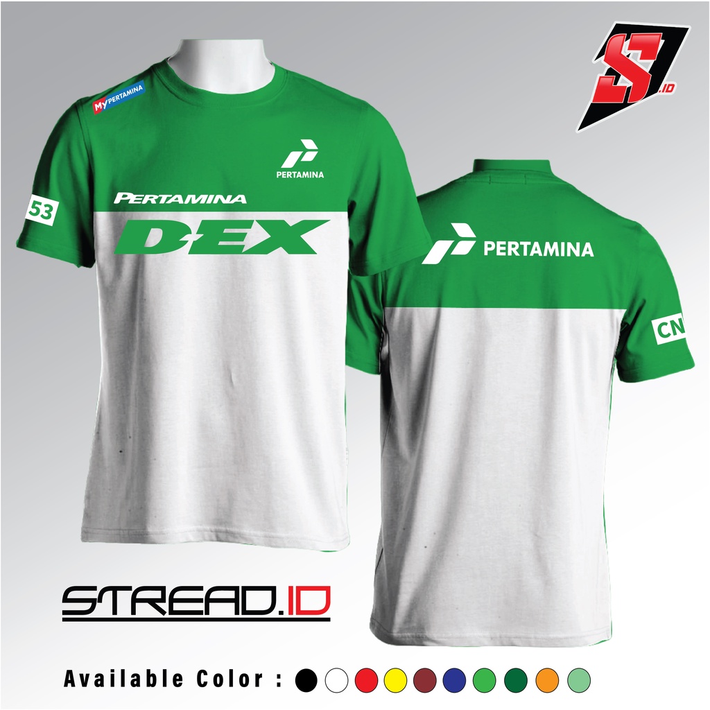 Kaos Baju Tshirt Distro Pertamina Dex My Pertamina CN53 Pria Wanita