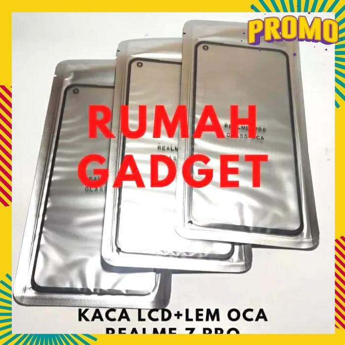 Acc Hp Kaca Depan Lcd+Lem Oca Realme 7 Pro
