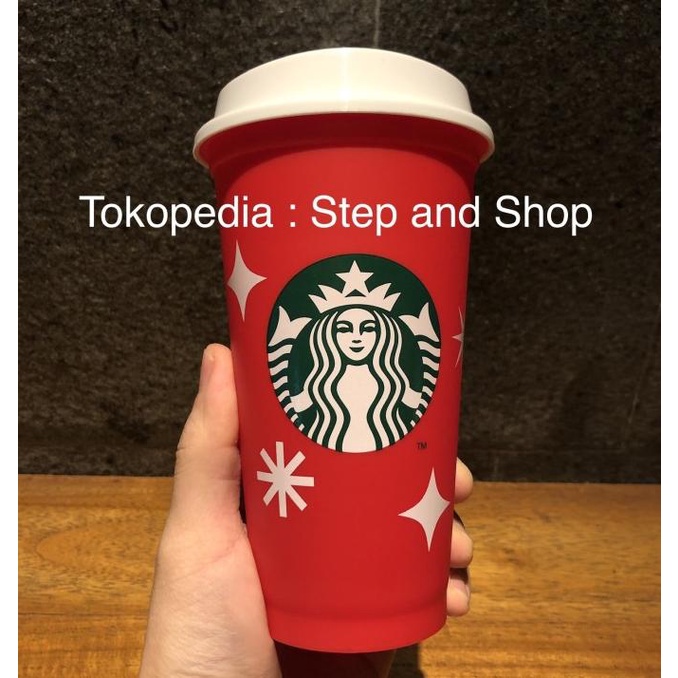 Starbucks Reusable Cup - Holiday Red Cup 2022 Edition - Limited Ed