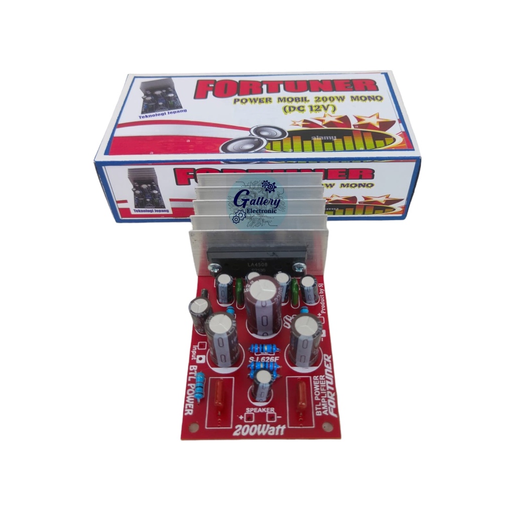 Kit Power Mono DC 12 volt BTL 200 Watt Kualitas Terbaik