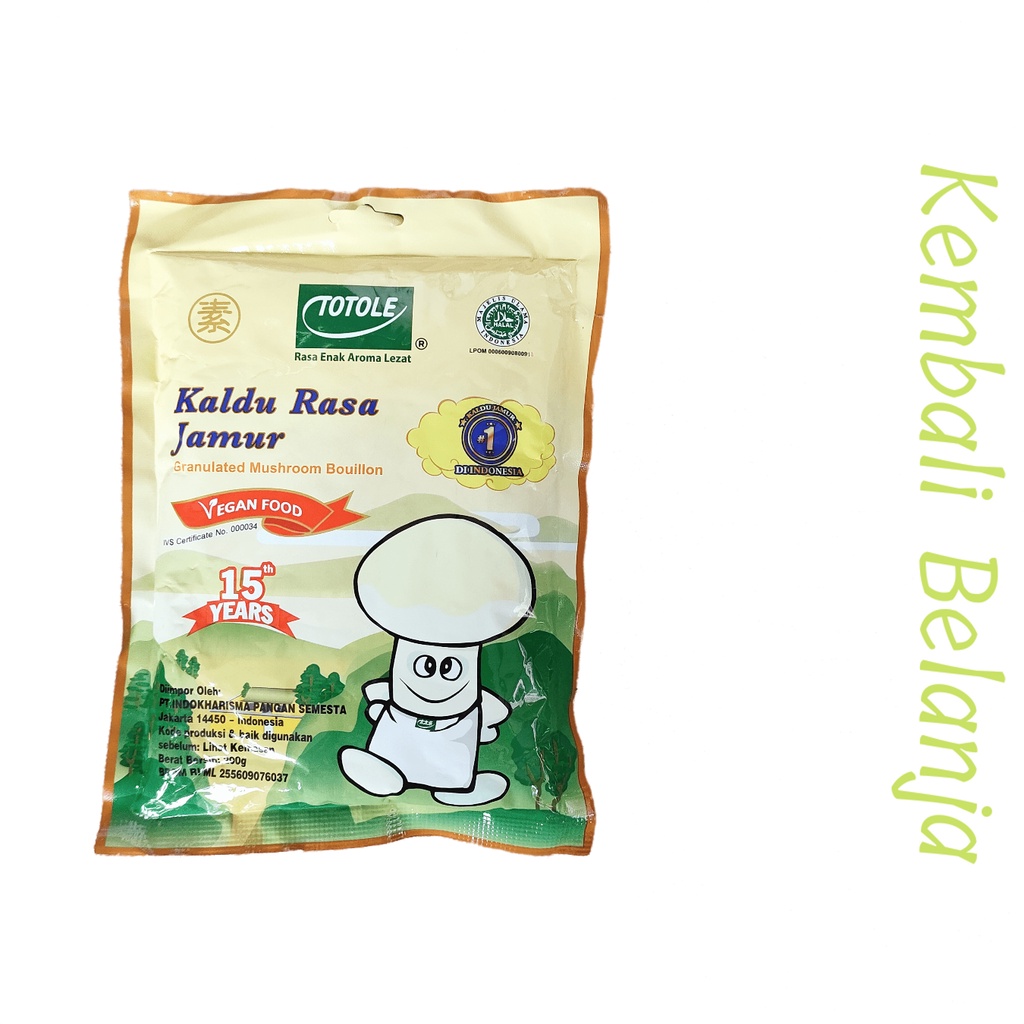 Totole Kaldu Jamur 80 Gram/ Kaldu Rasa Jamur/ Penyedap Rasa Jamur/ Mushroom Bouillon/ Vegan Food